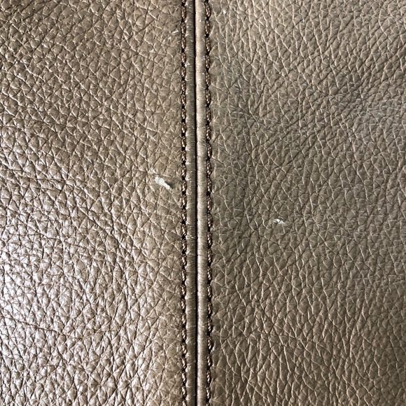 GAP Tan Leather Tote Bag - Picture 4 of 7